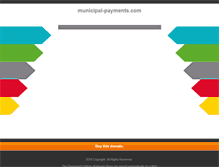 Tablet Screenshot of municipal-payments.com